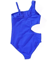 Raisins Big Girls One-Shoulder Cutout-Detailed One-Piece Swimsuit