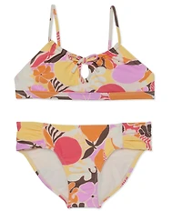Raisins Big Girls Adjustable Shoulder Strap Allover Print 2-Piece Swimsuit