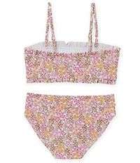 Raisins Big Girls Adjustable Straps Allover Floral Print 2-Piece Swim Set