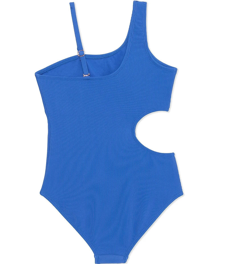 Raisins Big Girls One Shoulder One-Piece Set Swimsuit
