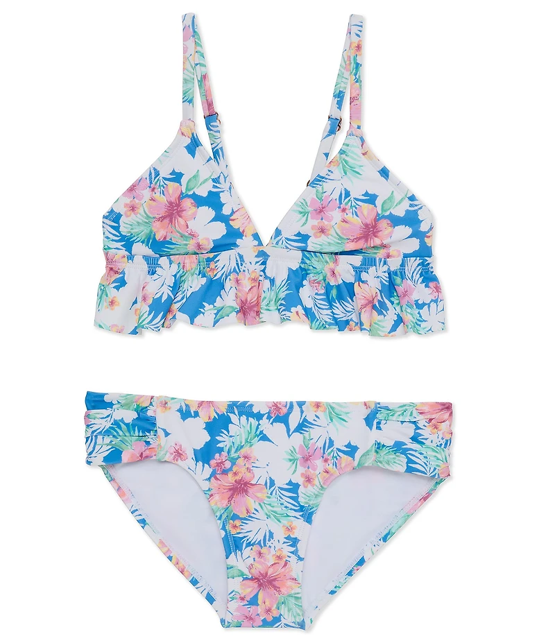 Raisins Big Girls Over The Shoulder Adjustable Straps Allover Florence 2-Piece Swimsuit Set