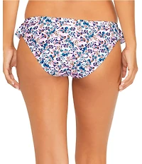 Raisins Corsica Cove Sophia Ruffle Side Low Waist Hipster Swim Bottom