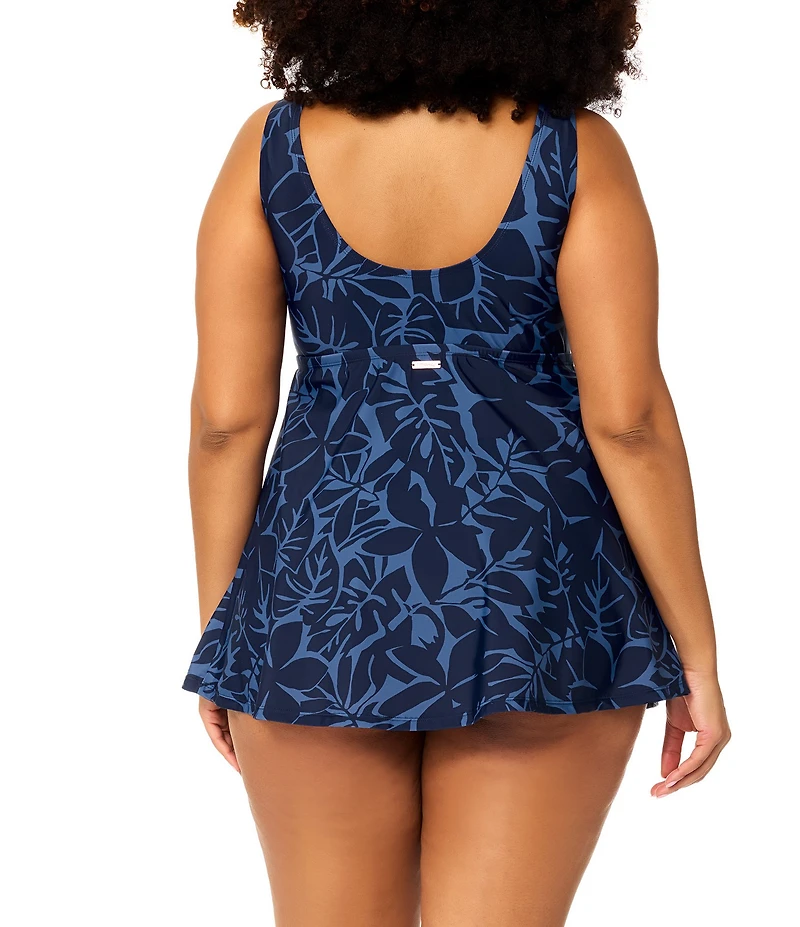 Raisins Curve Plus Size Lucia V-Neck One Piece Swimsuit