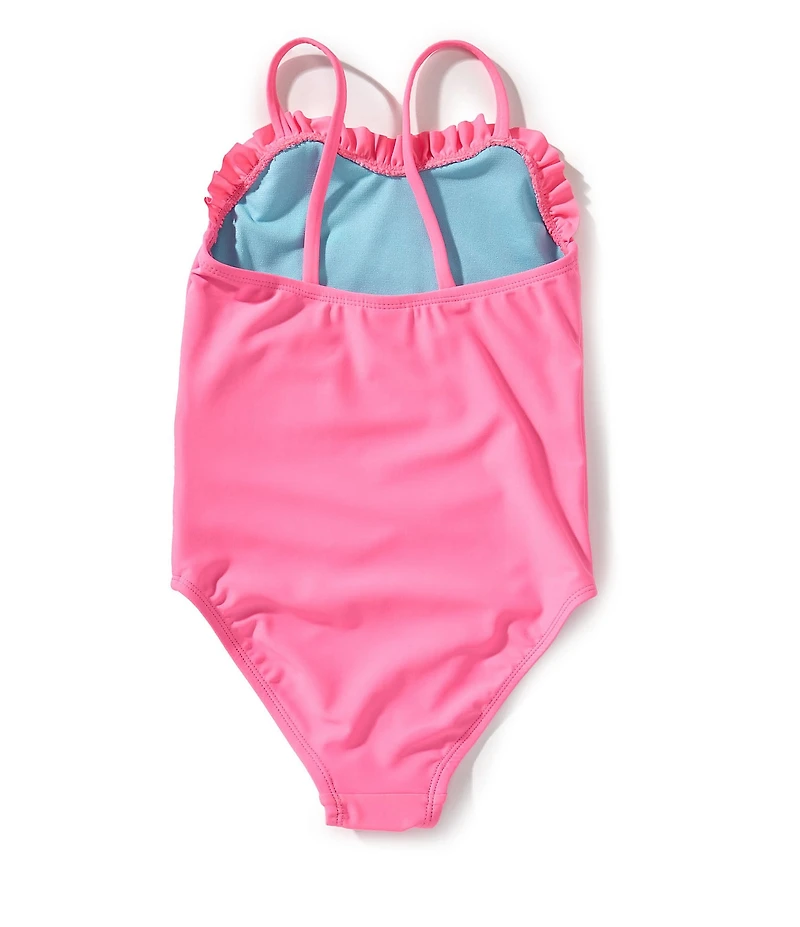 Raisins Little Girls Breaking Waves Girls Seahorse One Piece Swimsuit