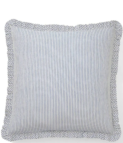 Ralph Lauren Amy Pinstriped Euro Pillow Sham