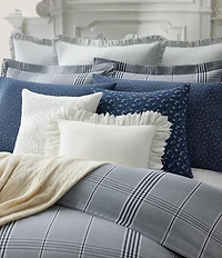 Ralph Lauren Amy Pinstriped Euro Pillow Sham