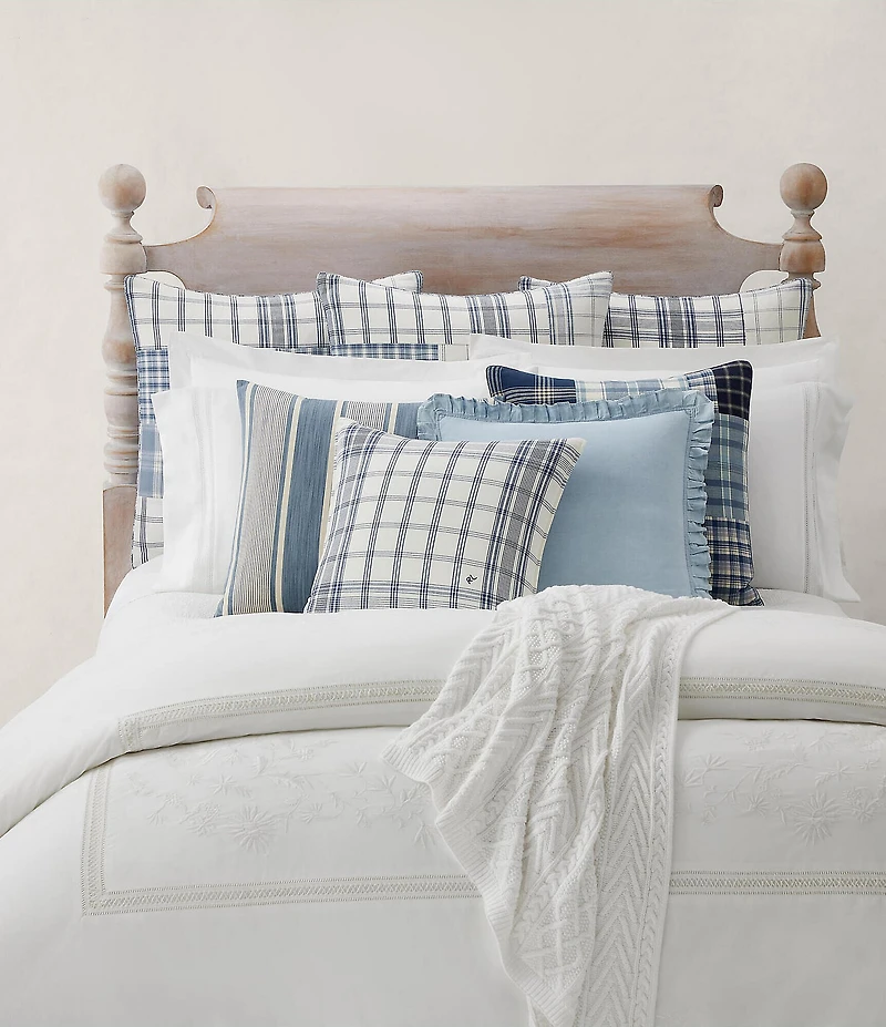 Ralph Lauren Austin Plaid Reversible Euro Sham