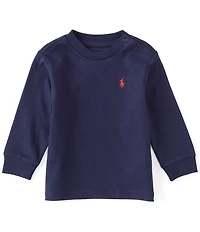 Ralph Lauren Baby Boys Long Sleeve Basic T-Shirt