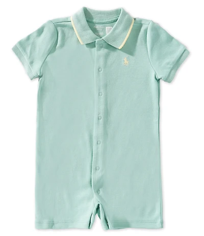 Ralph Lauren Baby Boy Short Sleeve Soft Cotton Polo Shortall
