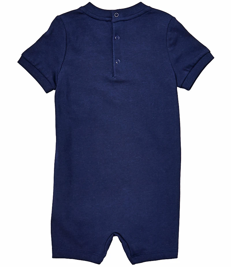 Ralph Lauren Baby Boys 3-12 Months Sparkler Polo Bear One-Piece Shortall