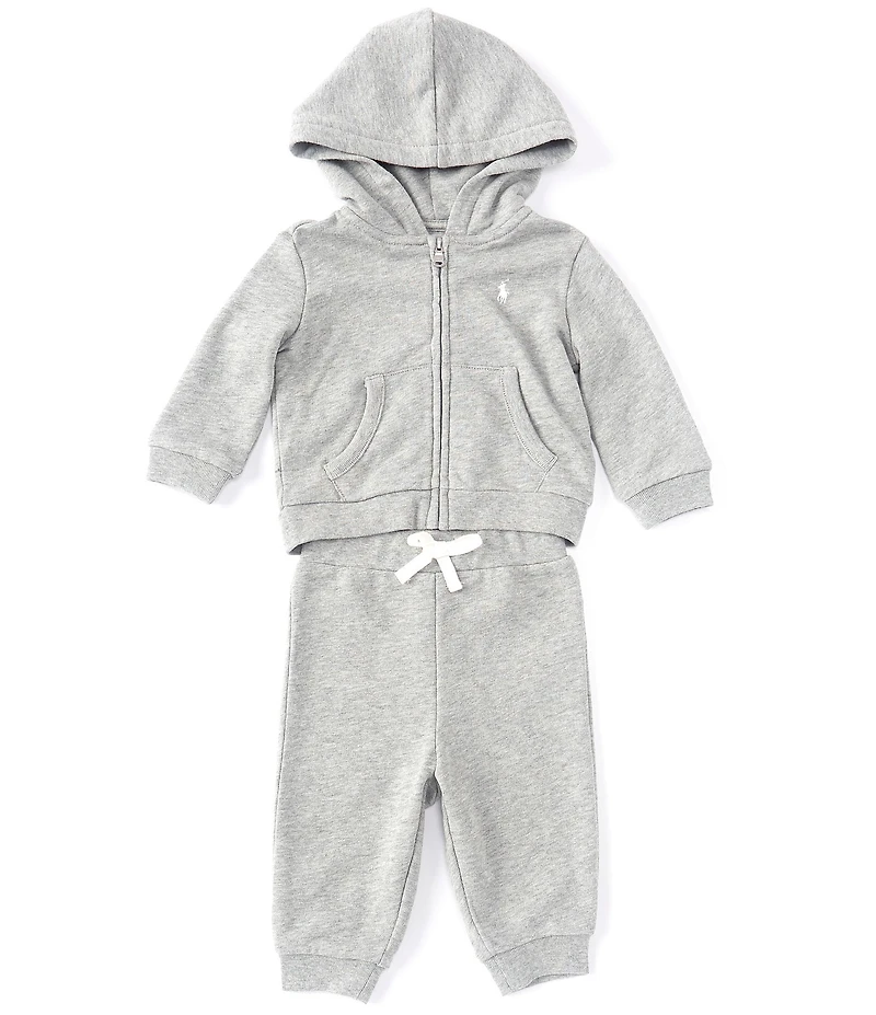 Ralph Lauren Baby Boys Athletic Terry Fleece Hoodie & Pant Set