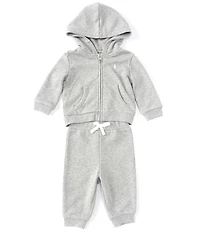 Ralph Lauren Baby Boys Athletic Terry Fleece Hoodie & Pant Set