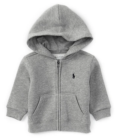Ralph Lauren Baby Boys Long Sleeve Hooded Fleece Jacket