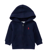 Ralph Lauren Baby Boys Long Sleeve Hooded Fleece Jacket