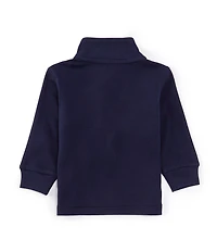 Ralph Lauren Baby Boys 3-24 Months Long Sleeve Quarter-Zip Interlock Pullover