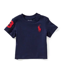 Ralph Lauren Baby Boys Short-Sleeve Big Pony Jersey T-Shirt