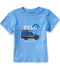 Ralph Lauren Baby Boys Short-Sleeve Car-Print Jersey T-Shirt