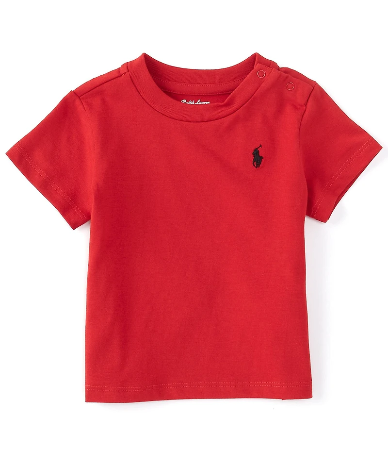 Ralph Lauren Baby Boys Short Sleeve Collegiate Essential T-Shirt