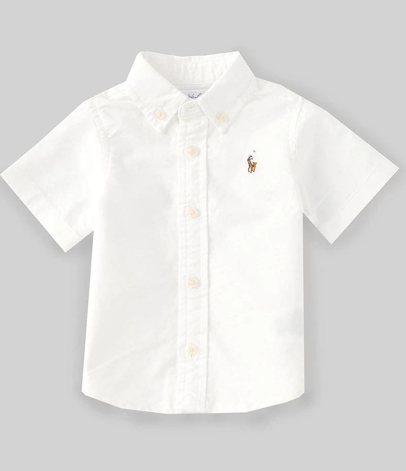 Ralph Lauren Baby Boys Short-Sleeve Oxford Shirt