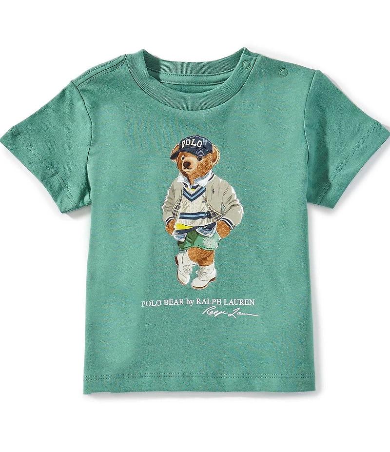 Ralph Lauren Baby Boys Short-Sleeve Polo Bear Jersey T-Shirt