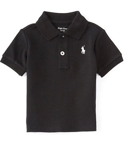 Ralph Lauren Baby Boys Short Sleeve Soft Interlock Polo Shirt