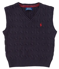 Ralph Lauren Baby Boys 3-24 Months Sleeveless Cable-Knit Sweater Vest