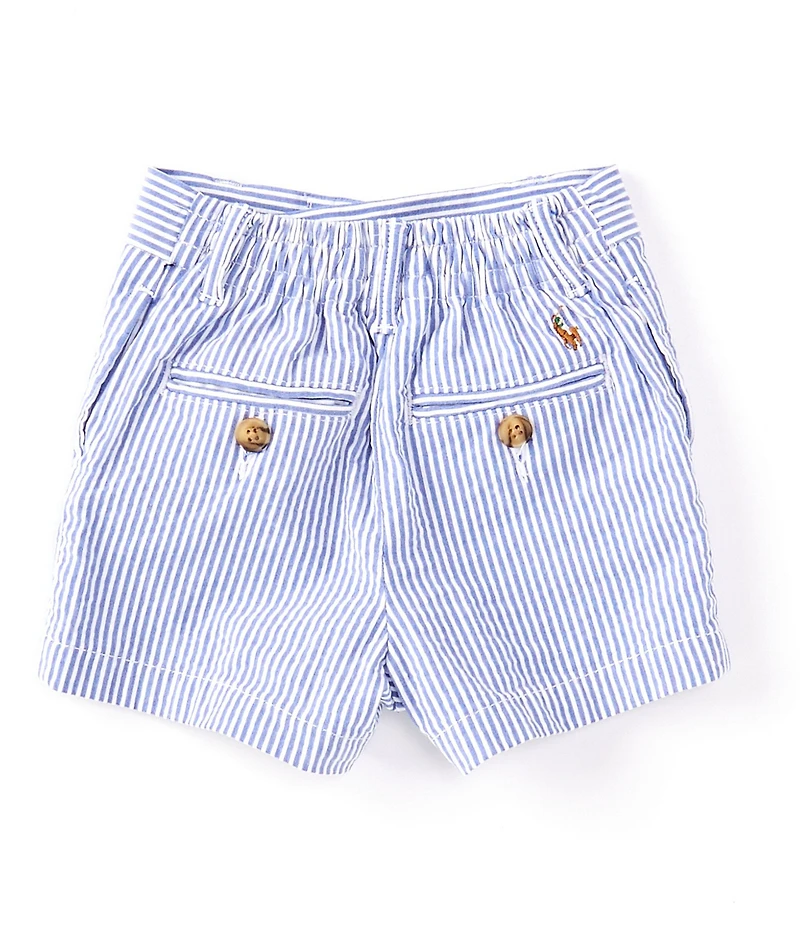 Ralph Lauren Baby Boys Stretch Seersucker Shorts