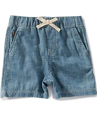 Ralph Lauren Baby Boys Chambray Shorts