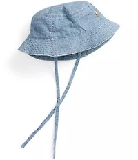 Ralph Lauren Baby Boys Cotton Chambray Bucket Hat