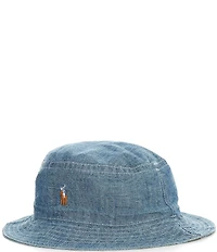 Ralph Lauren Baby Boys Cotton Chambray Bucket Hat