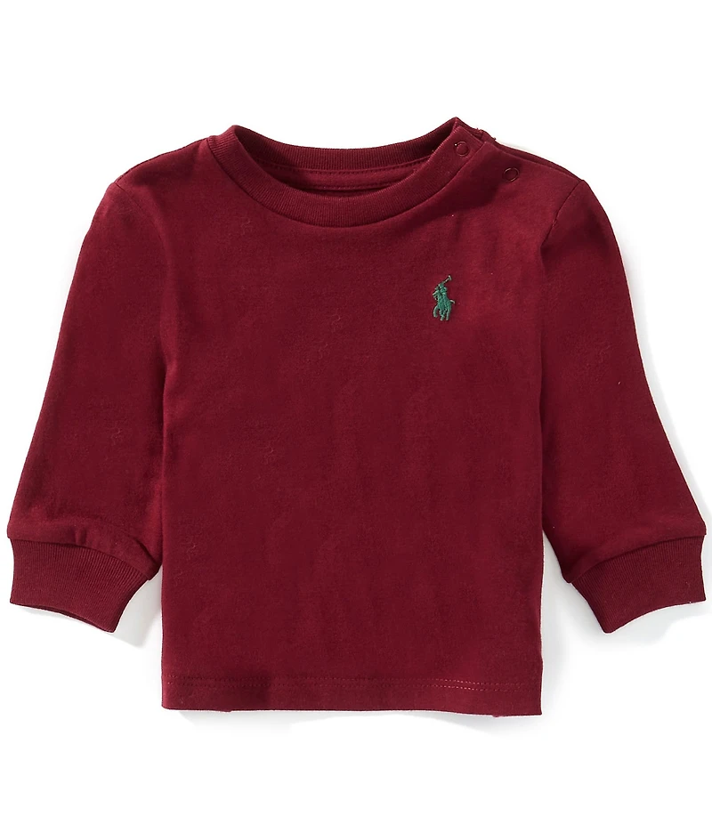 Ralph Lauren Baby Boys Long-Sleeve Jersey T-Shirt