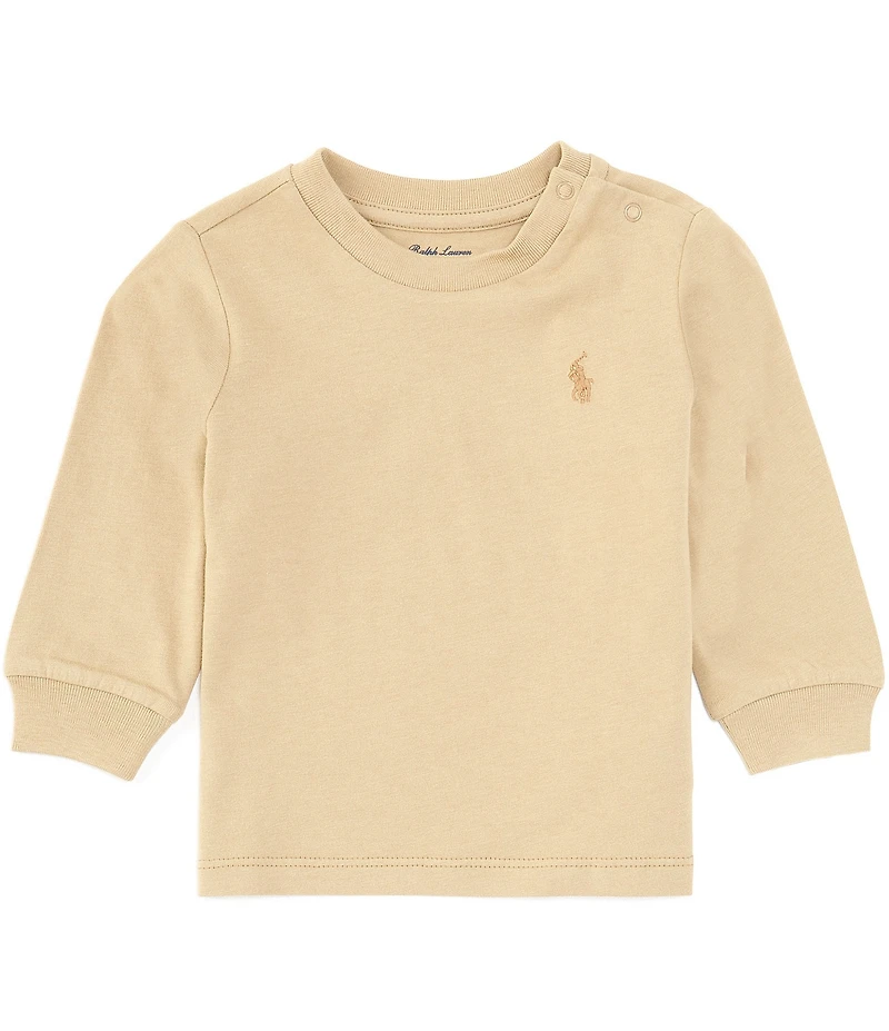 Ralph Lauren Baby Boys Long-Sleeve Jersey T-Shirt