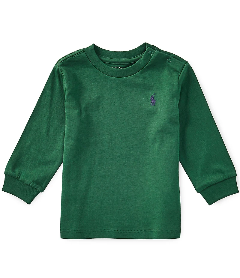 Ralph Lauren Baby Boys Long-Sleeve Jersey T-Shirt