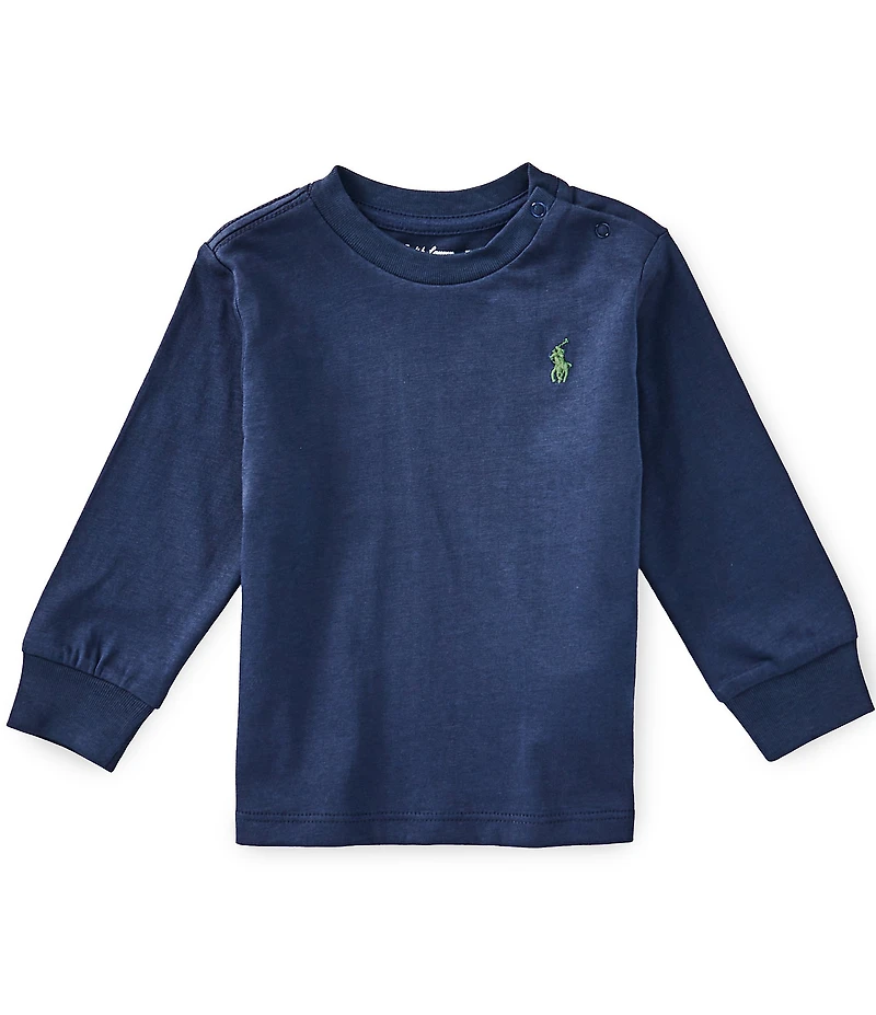 Ralph Lauren Baby Boys Long-Sleeve Jersey T-Shirt