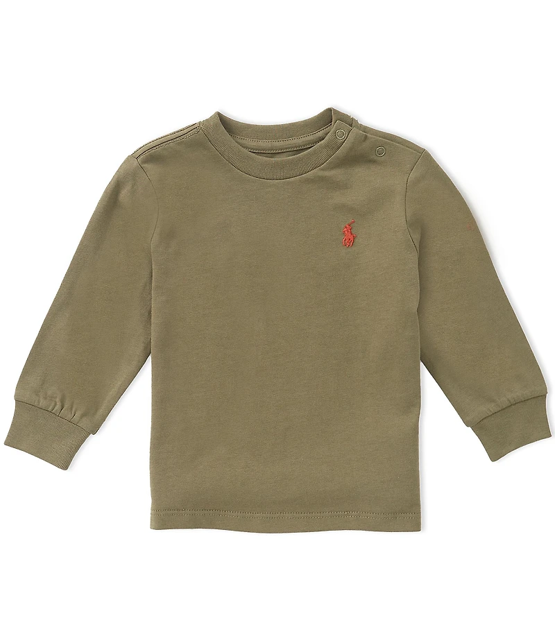 Ralph Lauren Baby Boys Long-Sleeve Jersey T-Shirt
