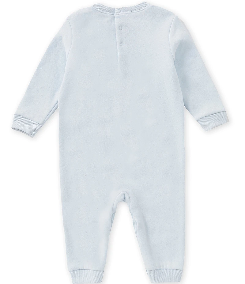Ralph Lauren Baby Boys Long-Sleeve Polo Bear Fleece Coverall