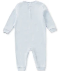 Ralph Lauren Baby Boys Long-Sleeve Polo Bear Fleece Coverall