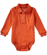 Ralph Lauren Baby Boys Long-Sleeve Polo Bodysuit