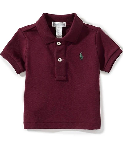 Ralph Lauren Baby Boys Short Sleeve Mesh Polo Shirt