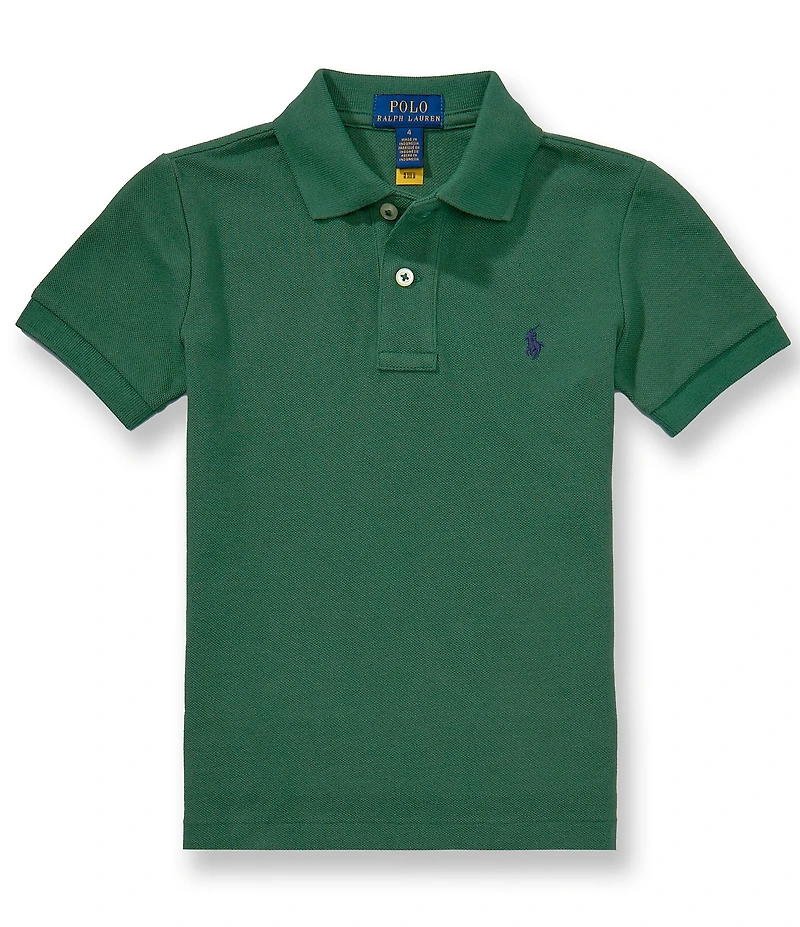 Ralph Lauren Baby Boys Short Sleeve Iconic Cotton Mesh Polo Shirt