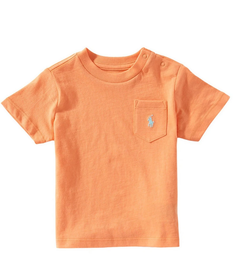 Ralph Lauren Baby Boys Short-Sleeve Pocket Jersey T-Shirt