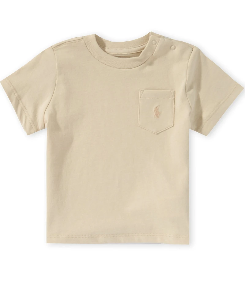 Ralph Lauren Baby Boys Short-Sleeve Pocketed Jersey T-Shirt