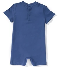 Ralph Lauren Baby Boys Short-Sleeve Polo Bear Jersey Shortall