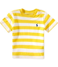 Ralph Lauren Baby Boys Short Sleeve Striped Jersey T-Shirt