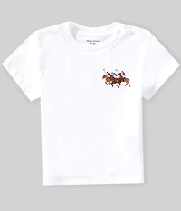 Ralph Lauren Baby Boys Short-Sleeve Triple-Pony Jersey T-Shirt