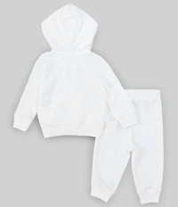 Ralph Lauren Baby Girls Athletic Terry Fleece Hoodie & Pant Set
