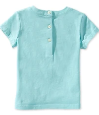 Ralph Lauren Baby Girls Cap-Sleeve Polo Bear Jersey T-Shirt