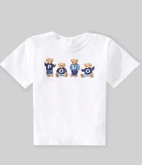 Ralph Lauren Baby Girls Cotton Polo Bear Short Sleeve T-Shirt