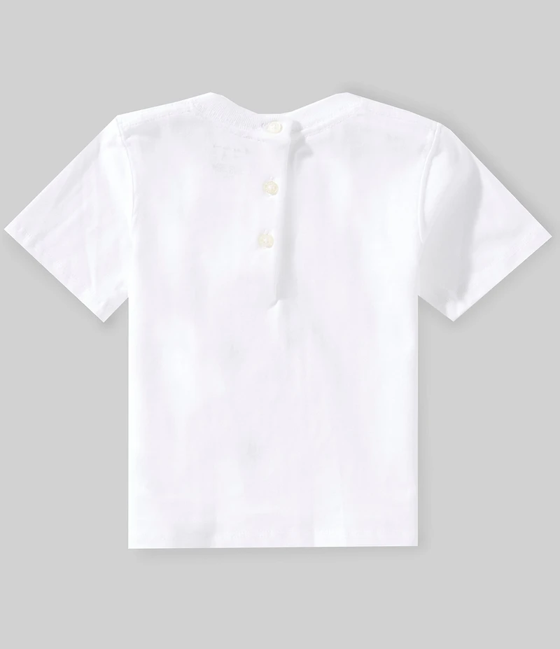 Ralph Lauren Baby Girls Cotton Polo Bear Short Sleeve T-Shirt