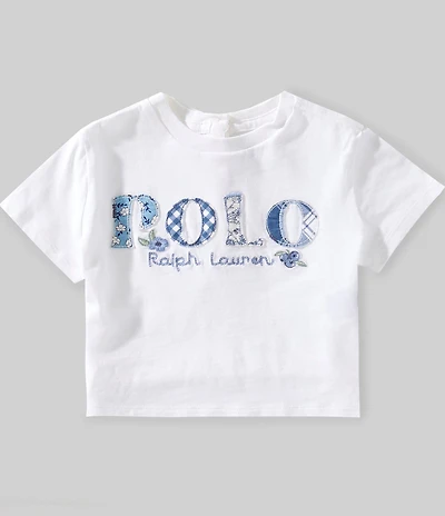 Ralph Lauren Baby Girls Cotton POLO Boxy T-Shirt